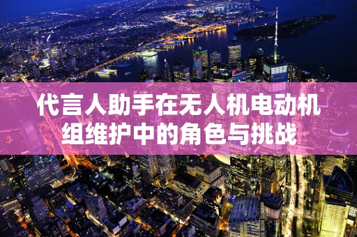 代言人助手在无人机电动机组维护中的角色与挑战