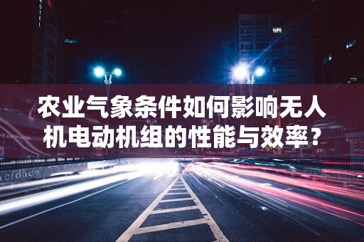 农业气象条件如何影响无人机电动机组的性能与效率？
