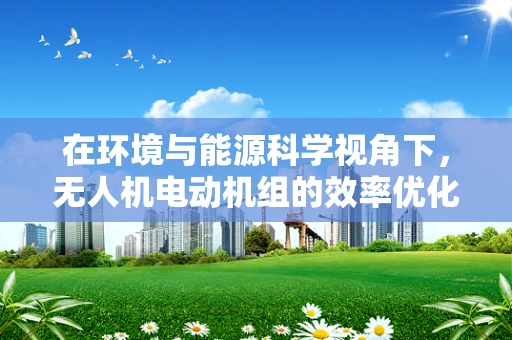 在环境与能源科学视角下，无人机电动机组的效率优化策略是什么？