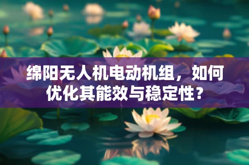 绵阳无人机电动机组，如何优化其能效与稳定性？