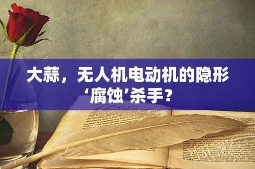 大蒜，无人机电动机的隐形‘腐蚀’杀手？
