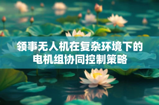 领事无人机在复杂环境下的电机组协同控制策略