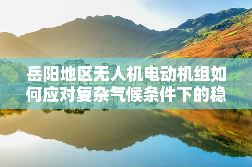 岳阳地区无人机电动机组如何应对复杂气候条件下的稳定飞行？