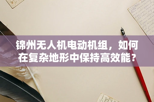 锦州无人机电动机组，如何在复杂地形中保持高效能？