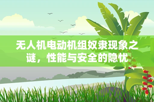 无人机电动机组奴隶现象之谜，性能与安全的隐忧