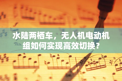 水陆两栖车，无人机电动机组如何实现高效切换？
