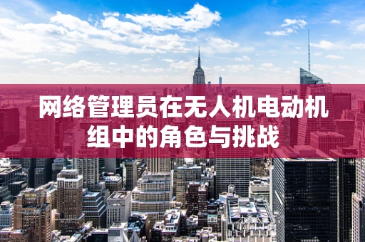 网络管理员在无人机电动机组中的角色与挑战