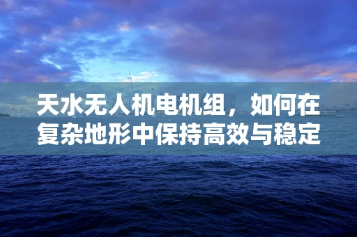 天水无人机电机组，如何在复杂地形中保持高效与稳定？