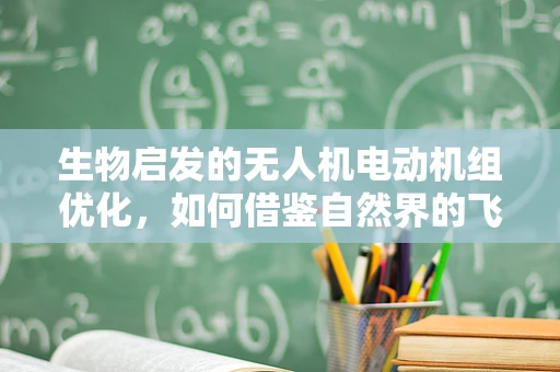 生物启发的无人机电动机组优化，如何借鉴自然界的飞行智慧？