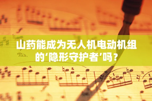 山药能成为无人机电动机组的‘隐形守护者’吗？