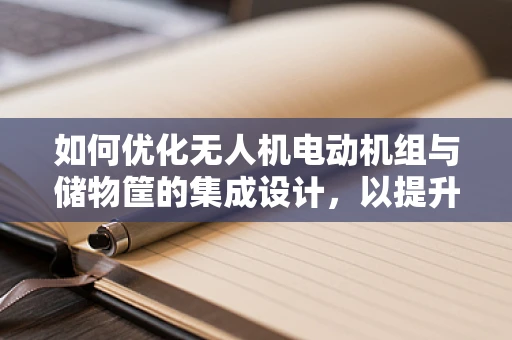 如何优化无人机电动机组与储物筐的集成设计，以提升负载效率与稳定性？