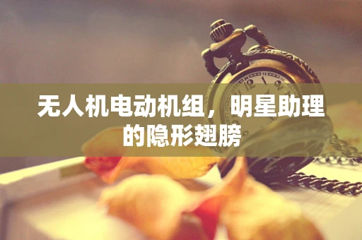 无人机电动机组，明星助理的隐形翅膀