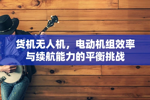 货机无人机，电动机组效率与续航能力的平衡挑战