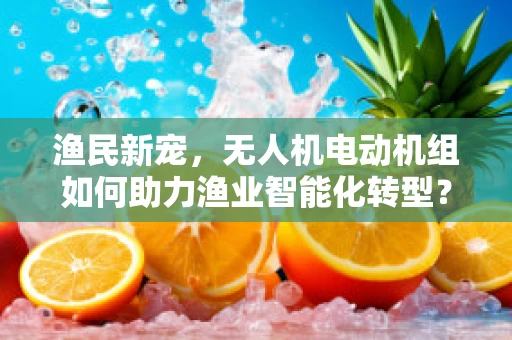 渔民新宠，无人机电动机组如何助力渔业智能化转型？