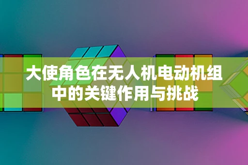 大使角色在无人机电动机组中的关键作用与挑战