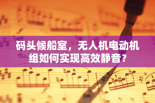 码头候船室，无人机电动机组如何实现高效静音？