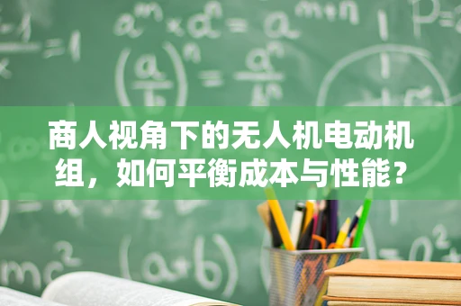商人视角下的无人机电动机组，如何平衡成本与性能？