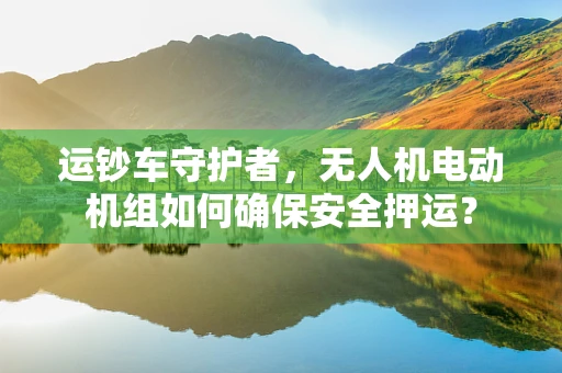 运钞车守护者，无人机电动机组如何确保安全押运？
