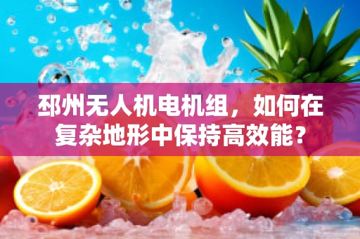 邳州无人机电机组，如何在复杂地形中保持高效能？