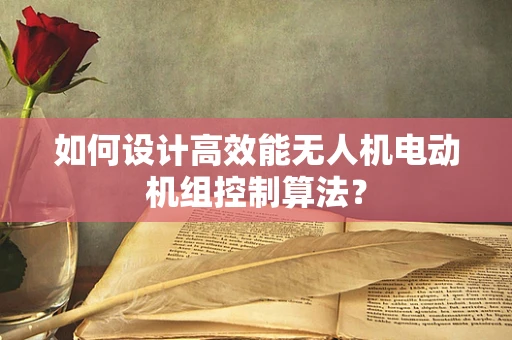 如何设计高效能无人机电动机组控制算法？