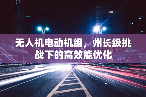 无人机电动机组，州长级挑战下的高效能优化