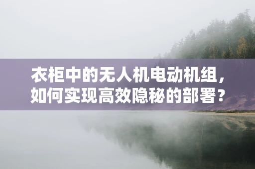 衣柜中的无人机电动机组，如何实现高效隐秘的部署？