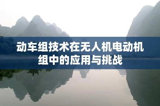 动车组技术在无人机电动机组中的应用与挑战