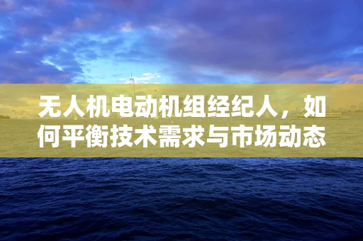 无人机电动机组经纪人，如何平衡技术需求与市场动态？
