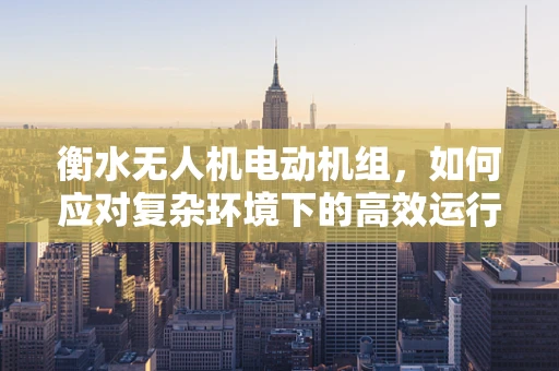 衡水无人机电动机组，如何应对复杂环境下的高效运行？