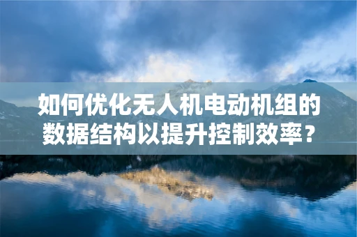 如何优化无人机电动机组的数据结构以提升控制效率？