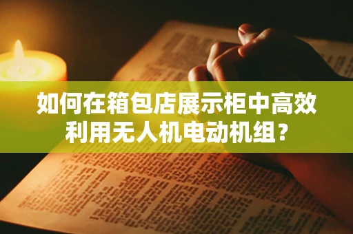 如何在箱包店展示柜中高效利用无人机电动机组？