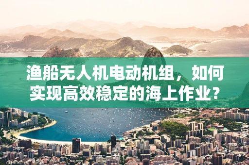 渔船无人机电动机组，如何实现高效稳定的海上作业？