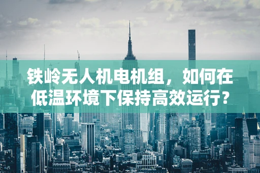 铁岭无人机电机组，如何在低温环境下保持高效运行？