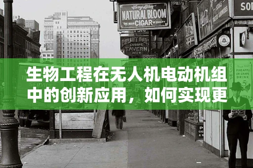 生物工程在无人机电动机组中的创新应用，如何实现更高效的自驱动？