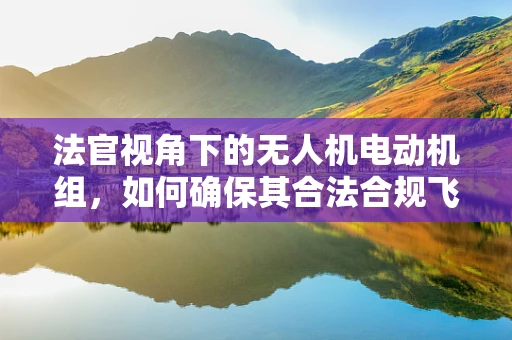 法官视角下的无人机电动机组，如何确保其合法合规飞行？