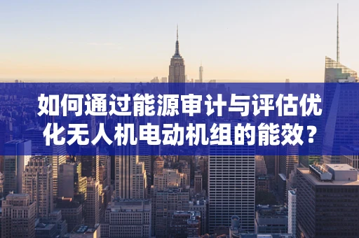 如何通过能源审计与评估优化无人机电动机组的能效？