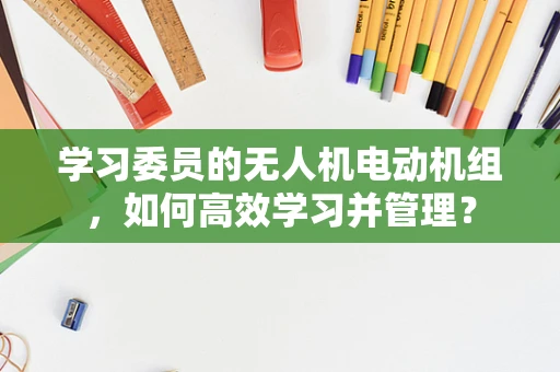 学习委员的无人机电动机组，如何高效学习并管理？