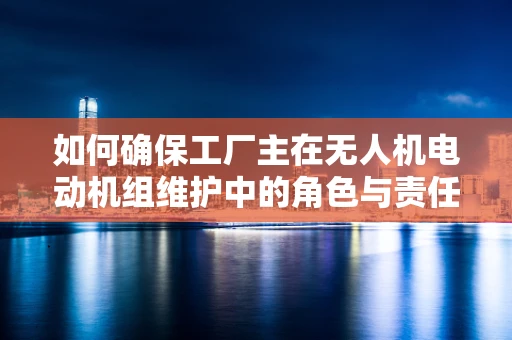 如何确保工厂主在无人机电动机组维护中的角色与责任？