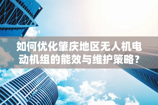 如何优化肇庆地区无人机电动机组的能效与维护策略？