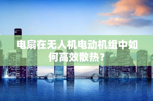 电扇在无人机电动机组中如何高效散热？