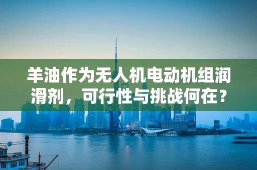羊油作为无人机电动机组润滑剂，可行性与挑战何在？