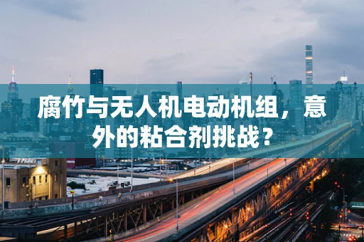 腐竹与无人机电动机组，意外的粘合剂挑战？