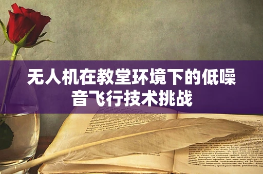 无人机在教堂环境下的低噪音飞行技术挑战