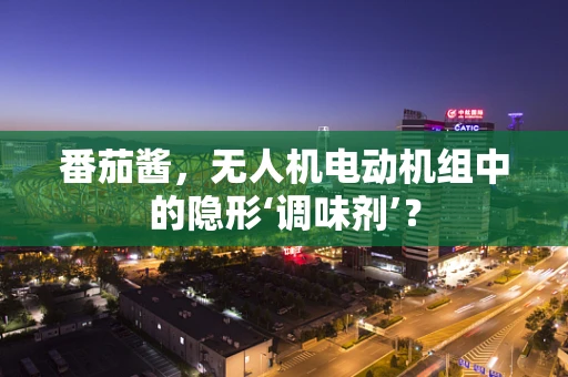 番茄酱，无人机电动机组中的隐形‘调味剂’？