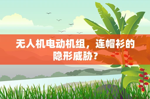 无人机电动机组，连帽衫的隐形威胁？