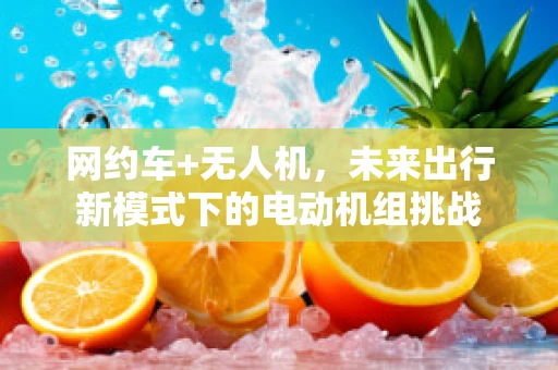 网约车+无人机，未来出行新模式下的电动机组挑战