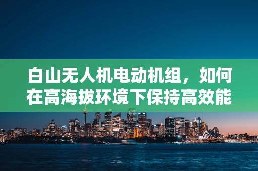 白山无人机电动机组，如何在高海拔环境下保持高效能？