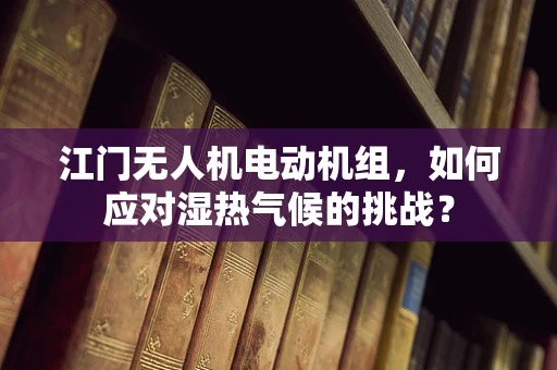 江门无人机电动机组，如何应对湿热气候的挑战？