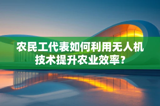 农民工代表如何利用无人机技术提升农业效率？