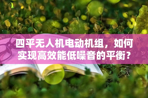 四平无人机电动机组，如何实现高效能低噪音的平衡？